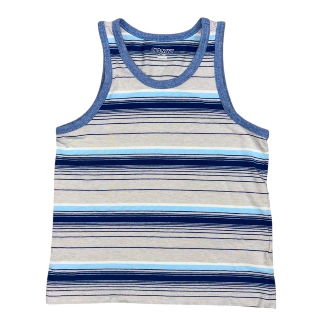 Old Navy Tank Top Blue White Stripes Xs (5)
